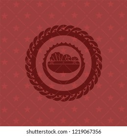 salad icon inside badge with red background