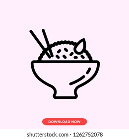 Salad icon modern vector style