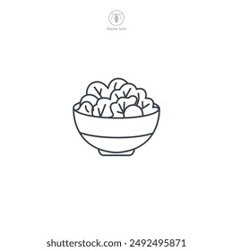 Salad icon theme symbol vector illustration isolated on white background