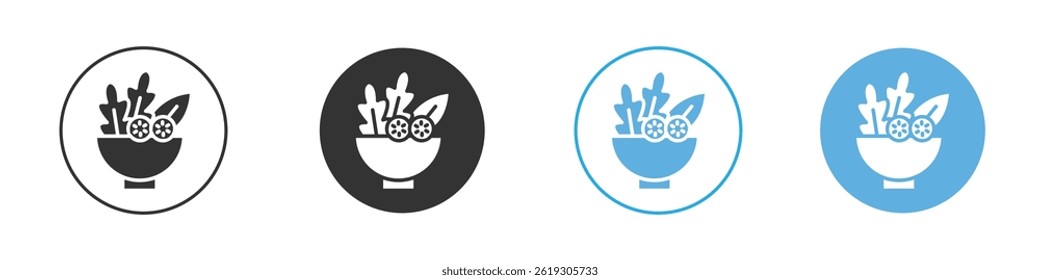 Salad icon Vector Graphic set