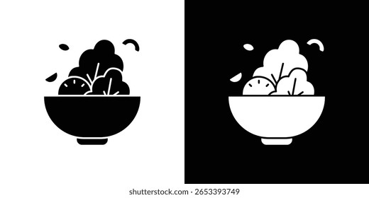 Ícone de salada Gráficos escalonáveis do vetor