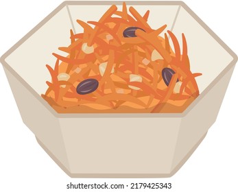 Salad illustration
Carrot salad
Carottes râché