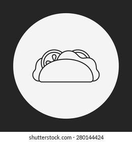 salad line icon
