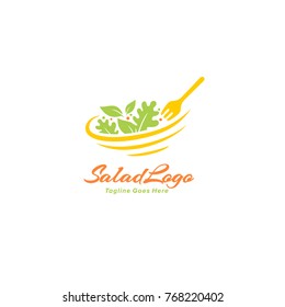 Salad Logo - Healthy Food Vector