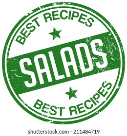 salad recipes stamp