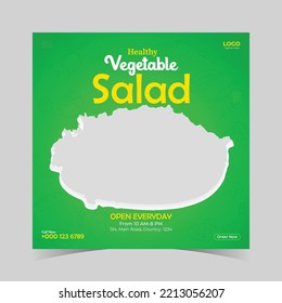 Salad Social Media Post Template