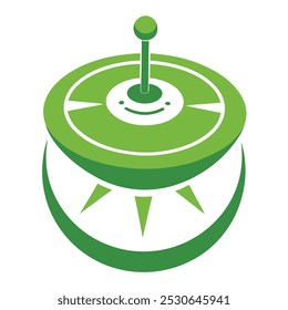 Salad Spinner Kitchen Vector Art.