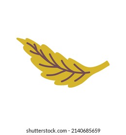 Salad Tree Leaf hand drawn. Vector art doodle naive cute nature clipart