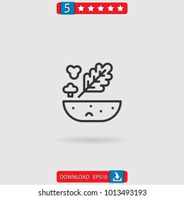 salad vector icon