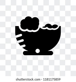 Salad vector icon isolated on transparent background, Salad logo concept