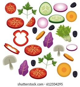 salad vegetables food diet healthy
