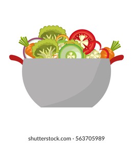 salad vegetables fresh icon