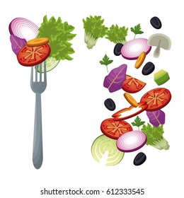 salad vegetables menu vegetarian