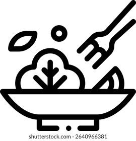 salah icon. Thin Linear Style Design Isolated On White Background