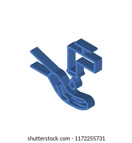Salah isometric left top view 3D icon