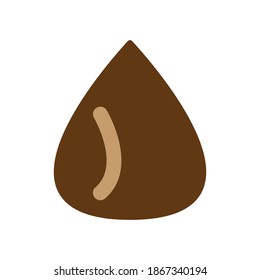 Salak fruit icon vector design illustration