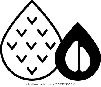 Salak Fruit Vector Icon, Exotic Tropical Fruit