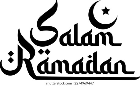 Salam Ramadan Vector. Designers can use various tools to manipulate vector shapes. They can also apply colors, gradients, and effects.