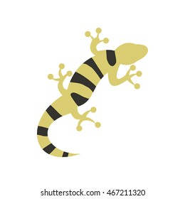 Salamander icon in flat style on a white background svg