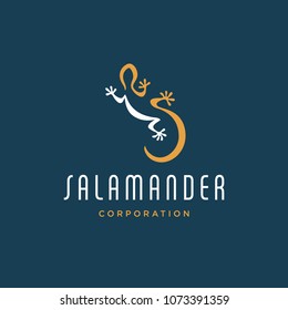 Salamander Logo Concept Design - Vector EPS10.