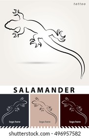 salamander tattoo or logo