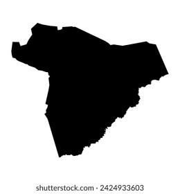 Salamat Region map, administrative division of Chad. Vector illustration.