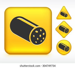 Salami on Yellow Multi Shape Buttons
