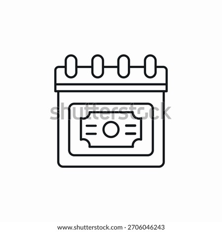 salary day icon sign vector