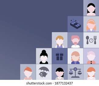 salary guide and survey to benchmark compensation and benefits vector
