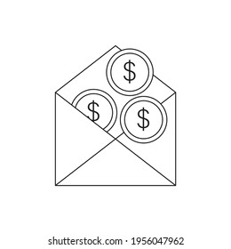 Salary icon design. vector illustration