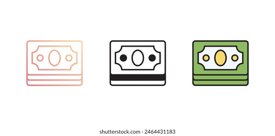 Icono de salario con fondo blanco ilustración de stock