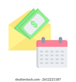 Salary Icon Element for Design