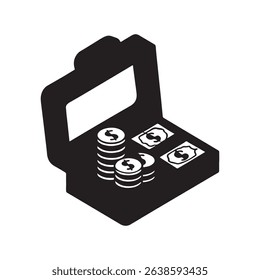 Salary icon isolated. vector icon on white background