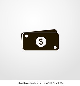 salary icon. vector sign symbol on white background