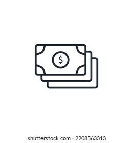 símbolo de iconos salariales elementos vectoriales para web infográfica