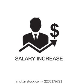 salary increase icon , business icon