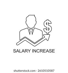 salary increase icon , business icon