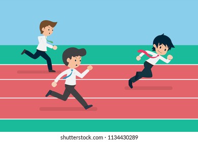 Salary Man 01 Business Competition.
Business competition is like Running.