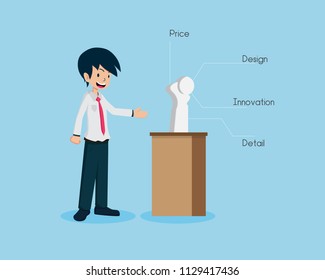 Salary Man 01 Presentation Product.
Offer Your Products to Everyone.
