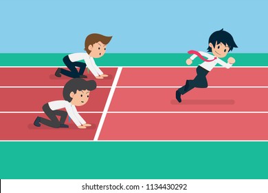 Salary Man 01 Start Before Others.
Business Competition is like Running. Who Started before it was right to reach the Finish line First.