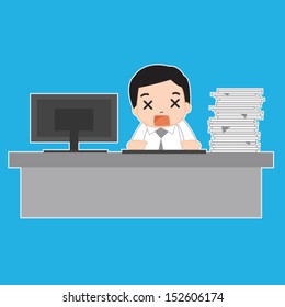 salary man hard work