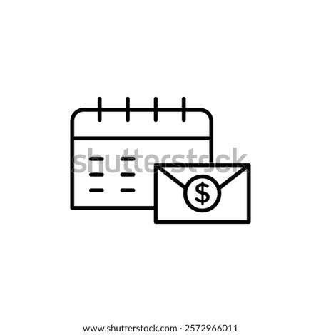 salary payday icon simple vector symbol
