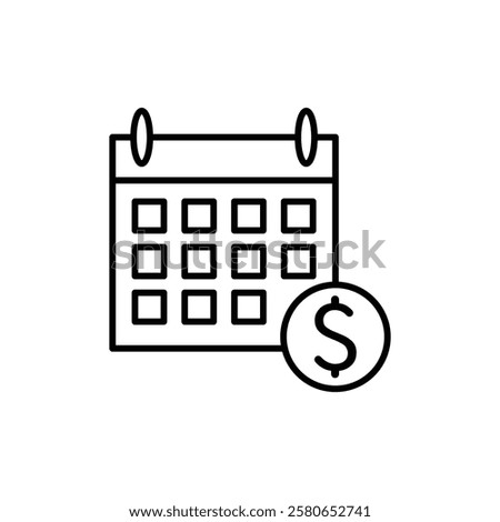 salary payday icon Vector logo set flat
