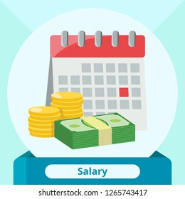 Salary Remuneration Pay Vector Graphic Icons