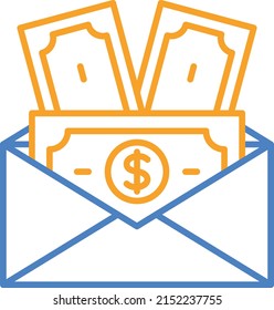 Gehaltsvektorsymbol. Kann für Druck-, Mobil- und Web-Anwendungen verwendet werden.