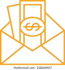Salary vector icon. Can be used for printing, mobile and web applications.