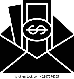 Salary vector icon. Can be used for printing, mobile and web applications.