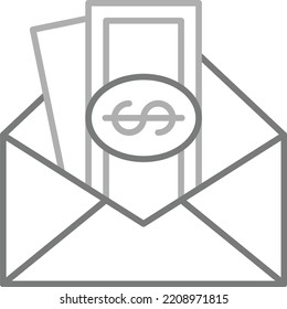 Salary vector icon. Can be used for printing, mobile and web applications.