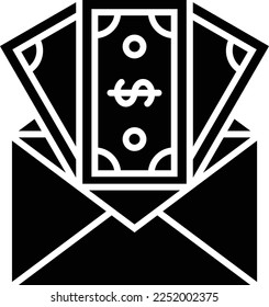Salary vector icon. Can be used for printing, mobile and web applications.