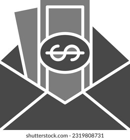 Salary vector icon. Can be used for printing, mobile and web applications.